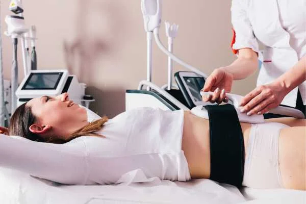 woman having body sculpting to help improve her body image and her mental health Chadwell Heath