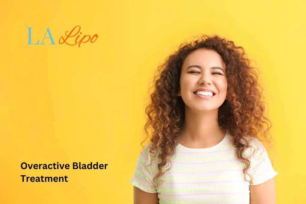 woman smiling about overactive bladder treatment Chadwell Heath solutions